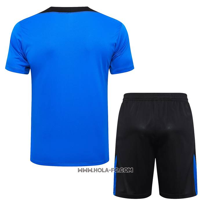 Chandal del Barcelona 2024-2025 Manga Corta Azul - Pantalon Corto